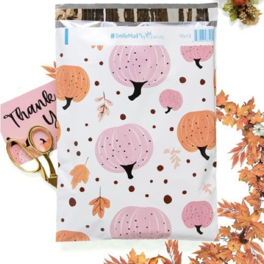 Pumpkins Poly Mailers 10x13 Pack of 25 - Picture 8 of 10